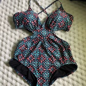 Michael Kors Cut out one piece Bathing suit